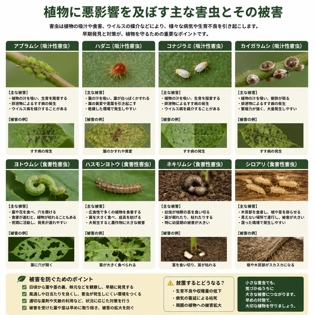 害虫がもたらす影響とは