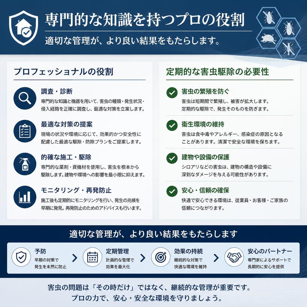 プロによる害虫駆除の重要性
