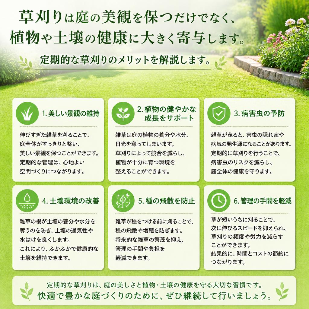 草刈りの重要性