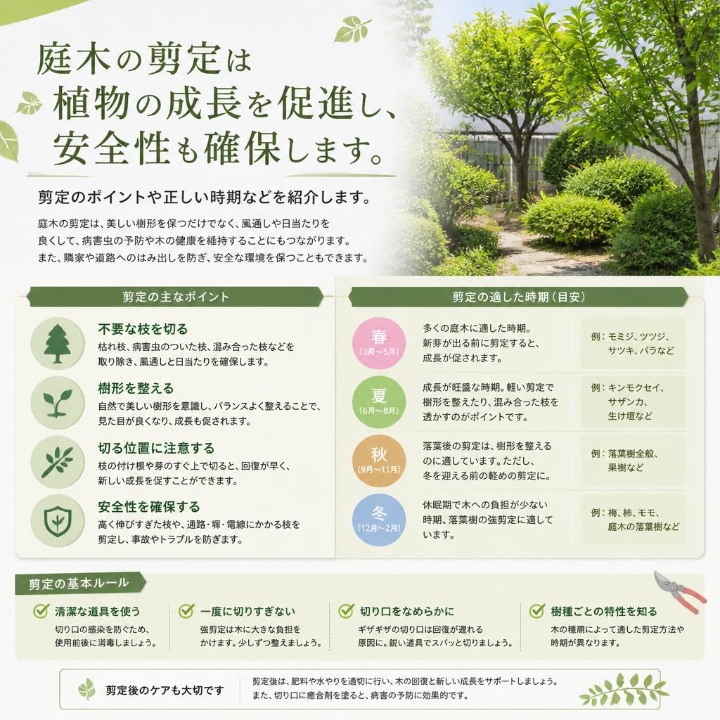 庭木の剪定の必要性