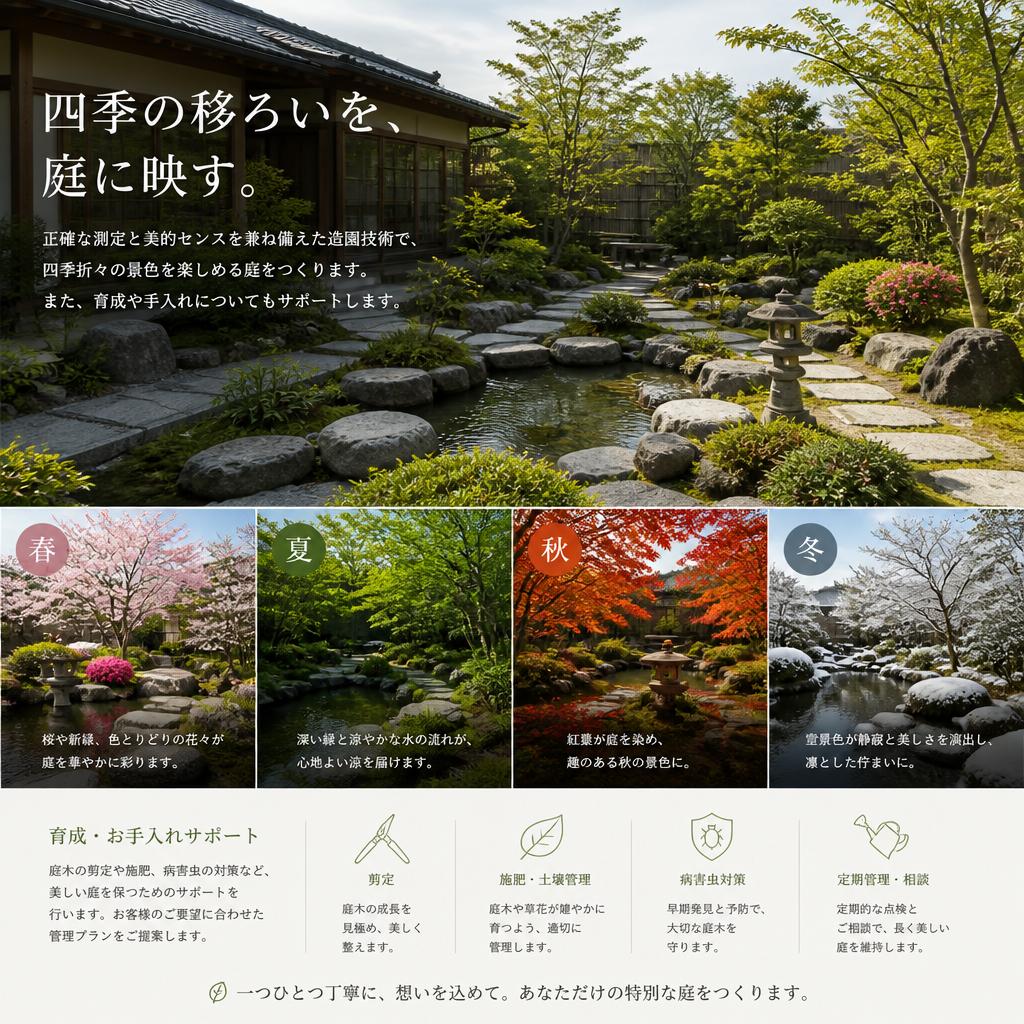 造園の技術と美しさ