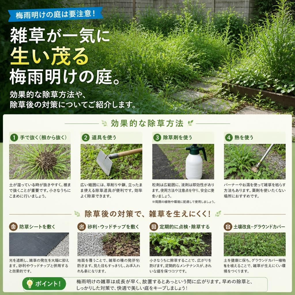 除草のポイント