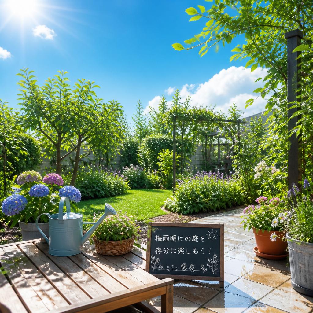 梅雨明けの庭を存分に楽しもう！