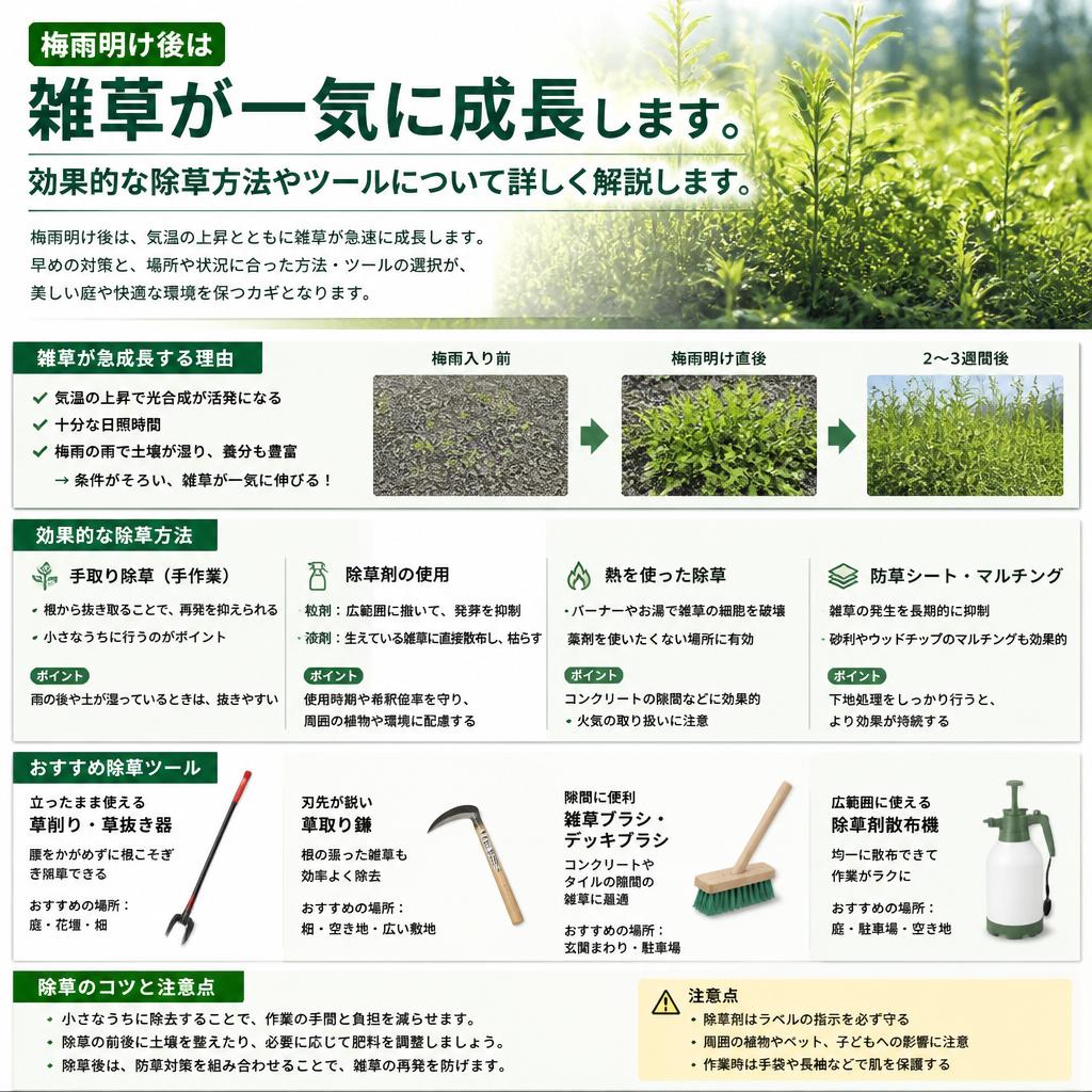 除草のポイント
