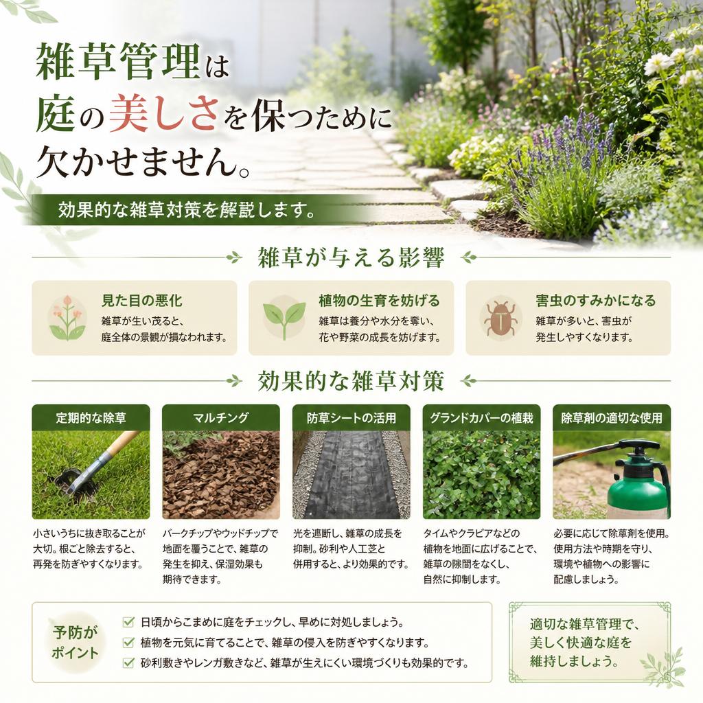 4. 雑草対策の重要性