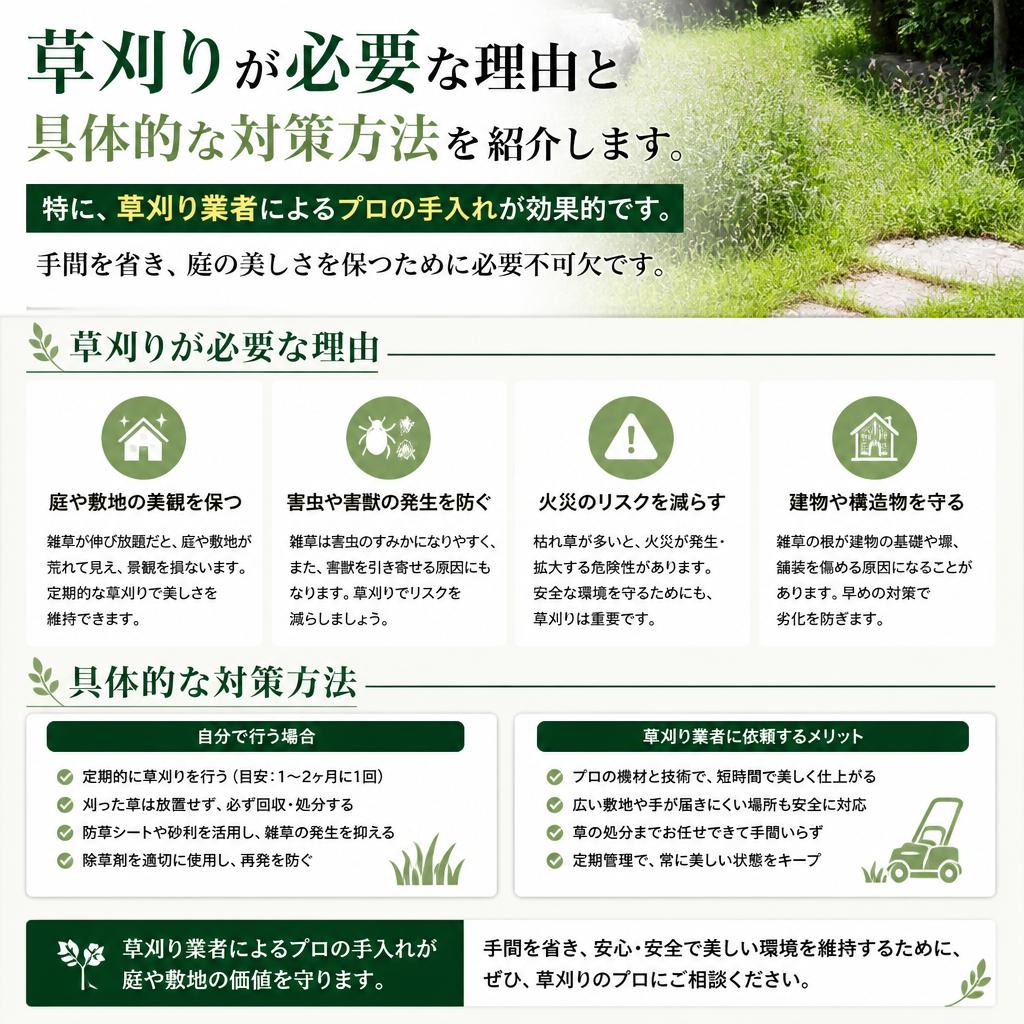 雑草対策の基本