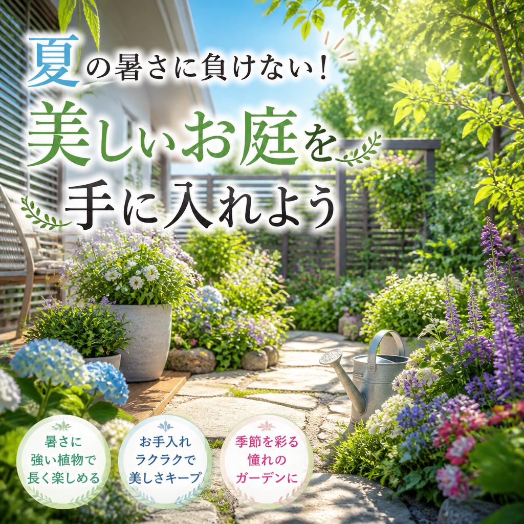 夏の暑さに負けない！美しいお庭を手に入れよう