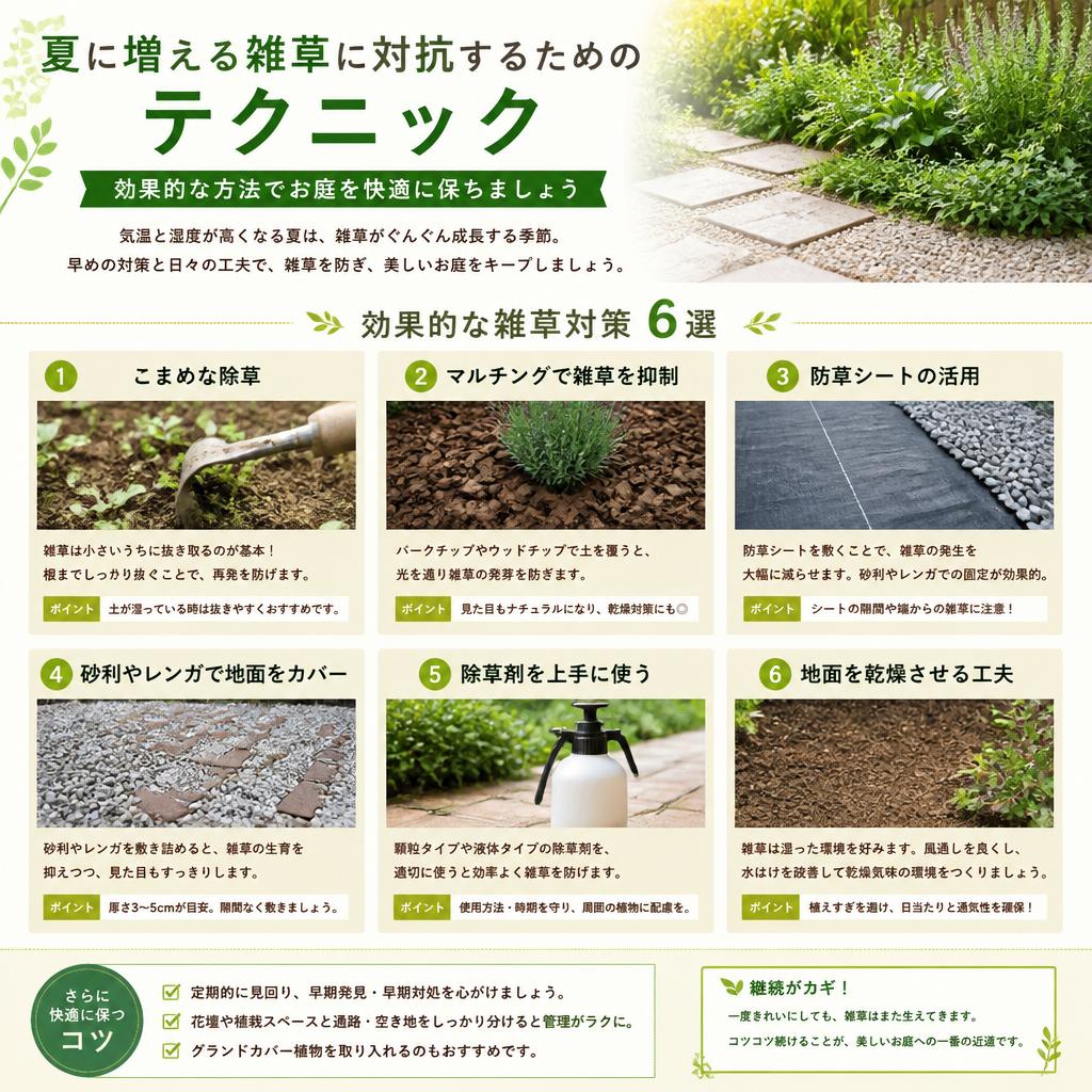 5. 雑草対策の最新テクニック
