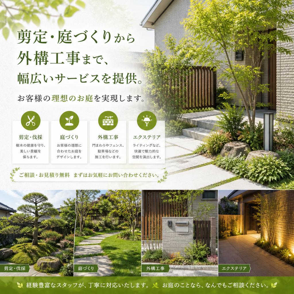 多様なサービス内容