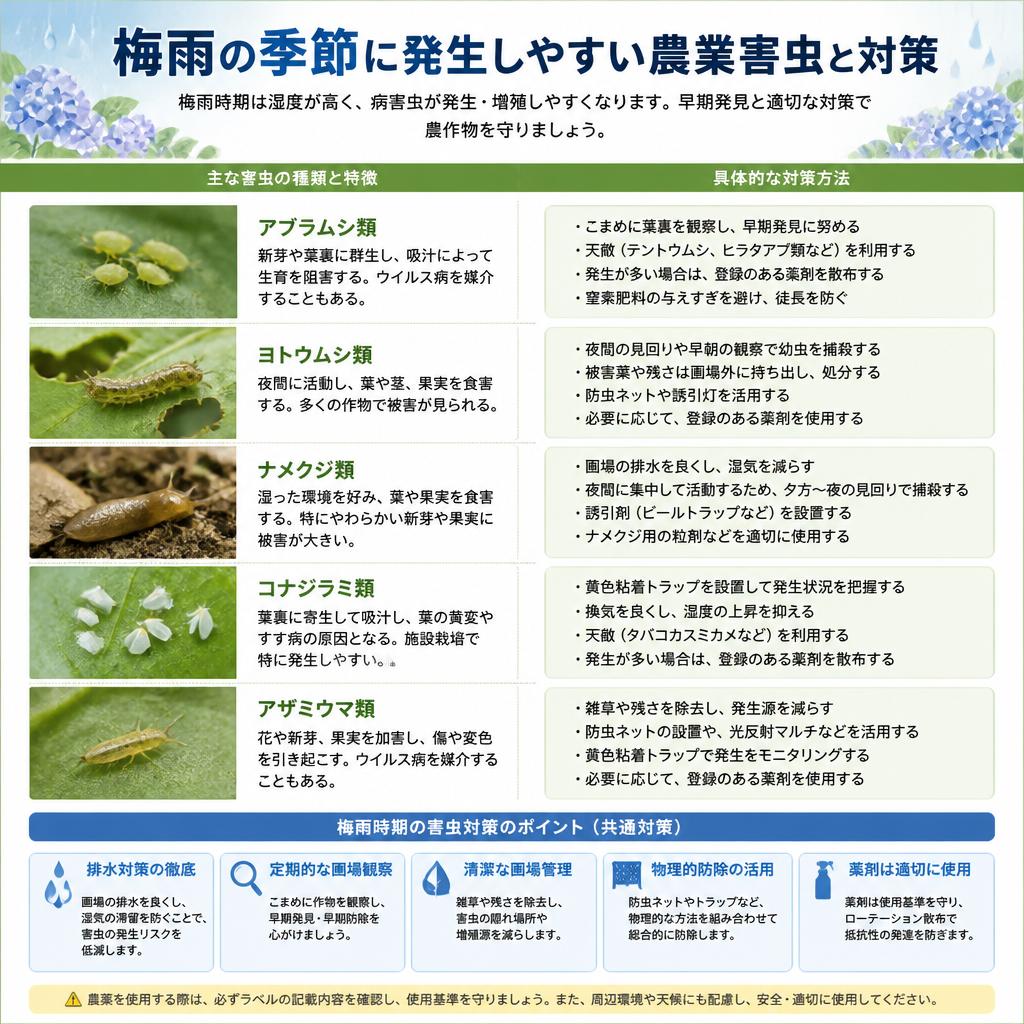 害虫の種類とその対策